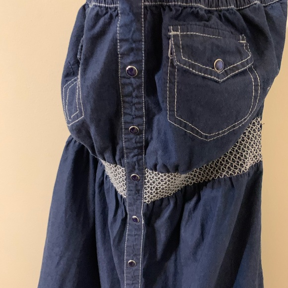 Strapless American Rag Tunic/Top size 0X - Picture 4 of 15